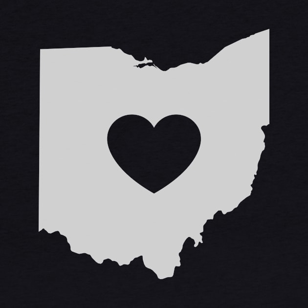 Ohio Love Heart by helloshirts